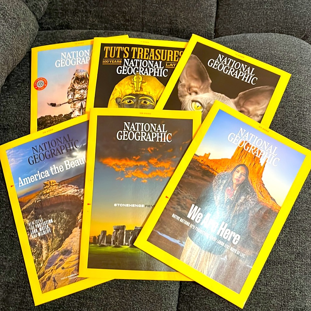 National Geographic 2022 (LOT OF 6)